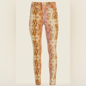 Marciano Snakeskin Stiletto No. 97 Skinny Jean